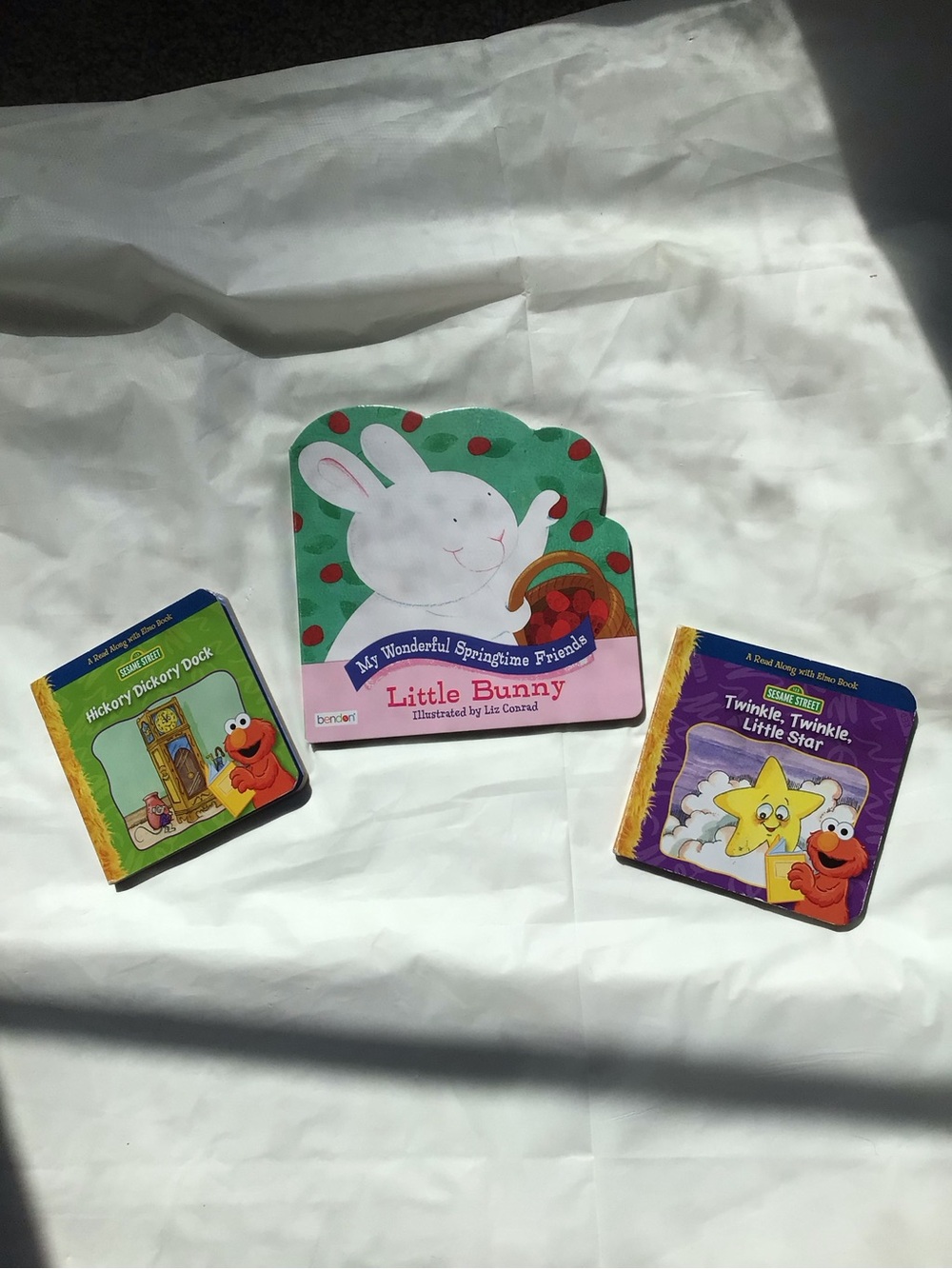 Sesame Street & Little Bunny Kids Board Books - Children’s Bundle